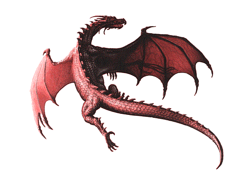 Nep tattoo voorbeeld Red Dragon Red Dragon Ideaal formaat 10 x 136