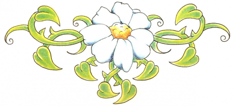 Flower Lower Back Tattoo