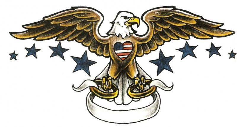 USA Eagle met Banner