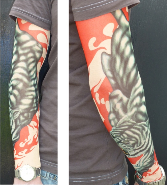 Sleeve 12 Tijger Groen