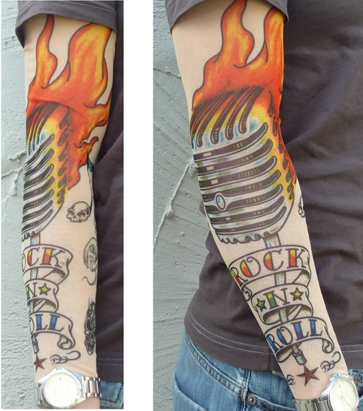 Tattoo sleeve 15 Rock n Roll