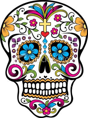 Day of the Dead Skull 7 Day of the Dead Skull 7