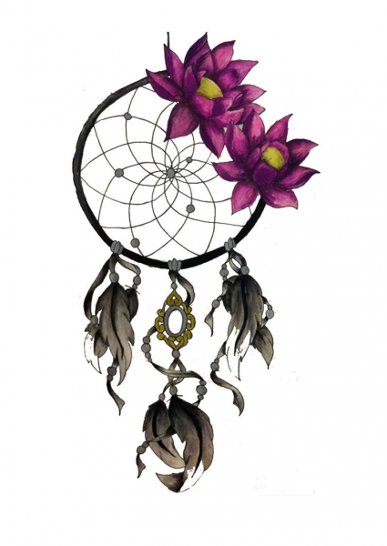 Dreamcatcher met Bloemen