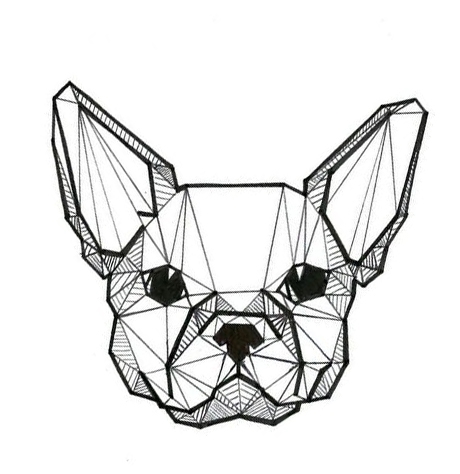 Geometrisch Hondje