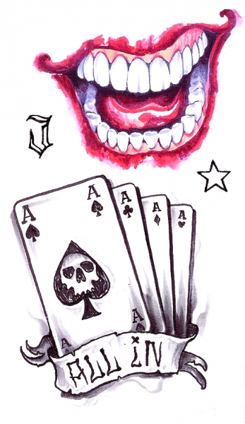 Suicide Squad Joker Tattoo Set 2 Suicide Squad Joker Tattoo Set 2