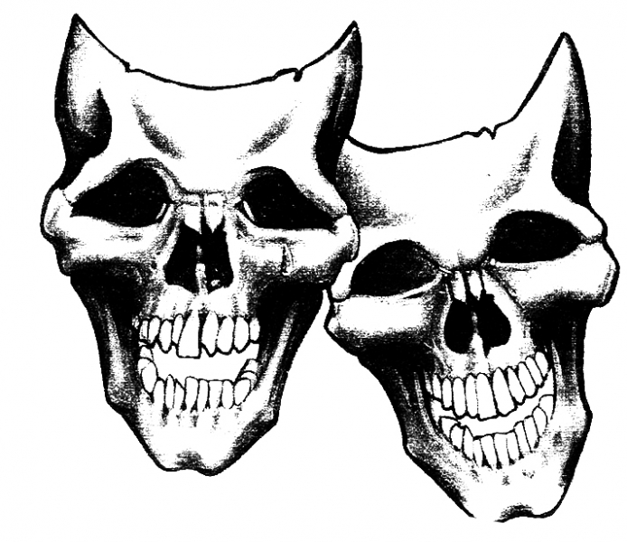 Lachende Skulls
