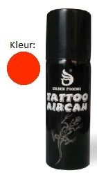 Tattoo aircan rood