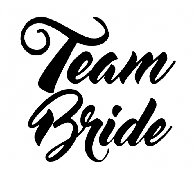 Team Bride Zwart