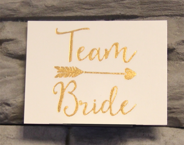 Team Bride Goud 2