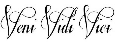 Veni Vidi Vici Tattoo Meaning with Images  by World Wide Times  Medium