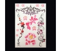  XL Tattoos bloemen kleur tattoo voorbeeld Bloemen 085 Waterverf Bloemen