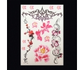  XL Tattoos Kleur tattoo voorbeeld Bloemen 085 Waterverf Bloemen