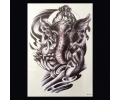  XL Tattoos symbolen zwart/wit tattoo voorbeeld Symbolen 103 Olifant met Henna