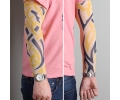   tattoo voorbeeld Tattoo Sleeve 27 - Tribal Blauw Geel