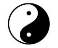  Peace tattoo voorbeeld Yin Yang 