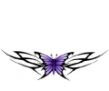  Tribals tattoo voorbeeld Vlinder
