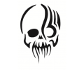  Skulls Zwartwit tattoo voorbeeld Doodshoofd