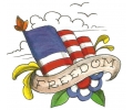  USA & Redneck Tattoos tattoo voorbeeld Freedom