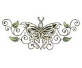  Onderrug Tattoos tattoo voorbeeld Keltische Vlinder Onderrug Tattoo