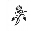  Bloemen & Planten (8 x 10 cm) tattoo voorbeeld Roos 1
