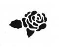  Bloemen & Planten (8 x 10 cm) tattoo voorbeeld Roos 2
