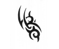  Tribals (8 x 10 cm) tattoo voorbeeld Tribal 9