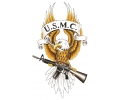  USA & Redneck Tattoos tattoo voorbeeld US Marine Corps Eagle