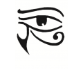  Overig (8 x 10 cm) tattoo voorbeeld Egyptisch oog sjab