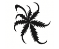  Bloemen & Planten (8 x 10 cm) tattoo voorbeeld Wietblad klauwen sjab