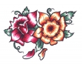  Bloemen tattoo voorbeeld Bloemen 1