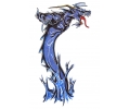  Draken tattoo voorbeeld Blue Dragon 1