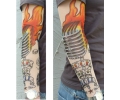  Tattoo sleeves armen tattoo voorbeeld Tattoo sleeve 15 Rock n Roll