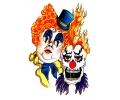  Evil Clowns tattoo voorbeeld Clowns