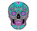  Day of the Dead Skulls tattoo voorbeeld Day of the Dead Skull 16