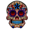  Day of the Dead Skulls tattoo voorbeeld Day of the Dead Skull 19