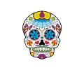  Day of the Dead Skulls tattoo voorbeeld Day of the Dead Skull 24