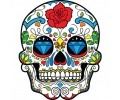  Day of the Dead Skulls tattoo voorbeeld Day of the Dead Skull 25