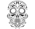  Day of the Dead Skulls tattoo voorbeeld Day of the Dead Skull 3