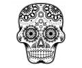  Day of the Dead Skulls tattoo voorbeeld Day of the Dead Skull 30