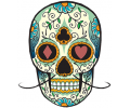  Day of the Dead Skulls tattoo voorbeeld Day of the Dead Skull 33