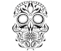  Day of the Dead Skulls tattoo voorbeeld Day of the Dead Skull 6