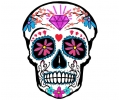  Nieuw!!! Plaktattoos tattoo voorbeeld Day of the Dead skull 8