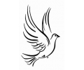  Peace tattoo voorbeeld Duif