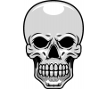  Halloween tattoo voorbeeld Grey Skull