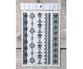  Zwarte Kanten Tattoos tattoo voorbeeld Lace (Kant) Tattoo Set 010 15 x 21 cm