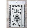   tattoo voorbeeld Lace (Kant) Tattoo Set 020 15 x 21 cm