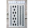   tattoo voorbeeld Lace (Kant) Tattoo Set 026 15 x 21 cm