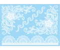  Witte Kanten Tattoos tattoo voorbeeld Lace (Kant) Tattoo Set Wit 013 15 x 21 cm