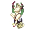  Pin-ups / Naakt (18+) tattoo voorbeeld Lucky