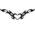  Tribals tattoo voorbeeld Onderrug tattoo